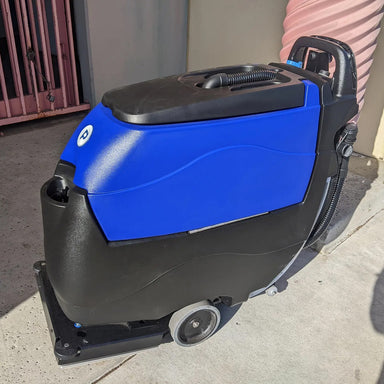 Pacific Floorcare S-20 Orbital Floor Auto Scrubber - Used in Demonstrations - Front Left Side angled view - Unit located in California