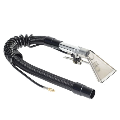 Upholstery Toolkit for the Viper CEX410 Self-Contained Carpet Extractor, main image, ull kit view showing the hand tool and extendable hose.