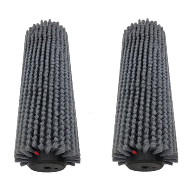 93217.1 - Soft Cylindrical Brush set For The Tornado Vortex 18 CRB Carpet and Floor Scrubber, grey color Bristle close up