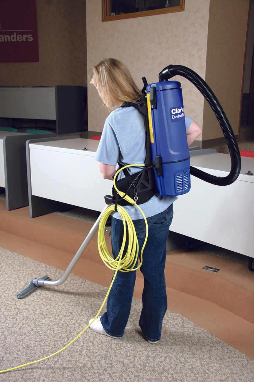 Clarke® Comfort Pak Backpack Vacuum with Tool Kit - 6 qt or 10 qt