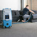 EDIC Galaxy Pro 2700 carpet extractor cleaning upholstery with the hand tool