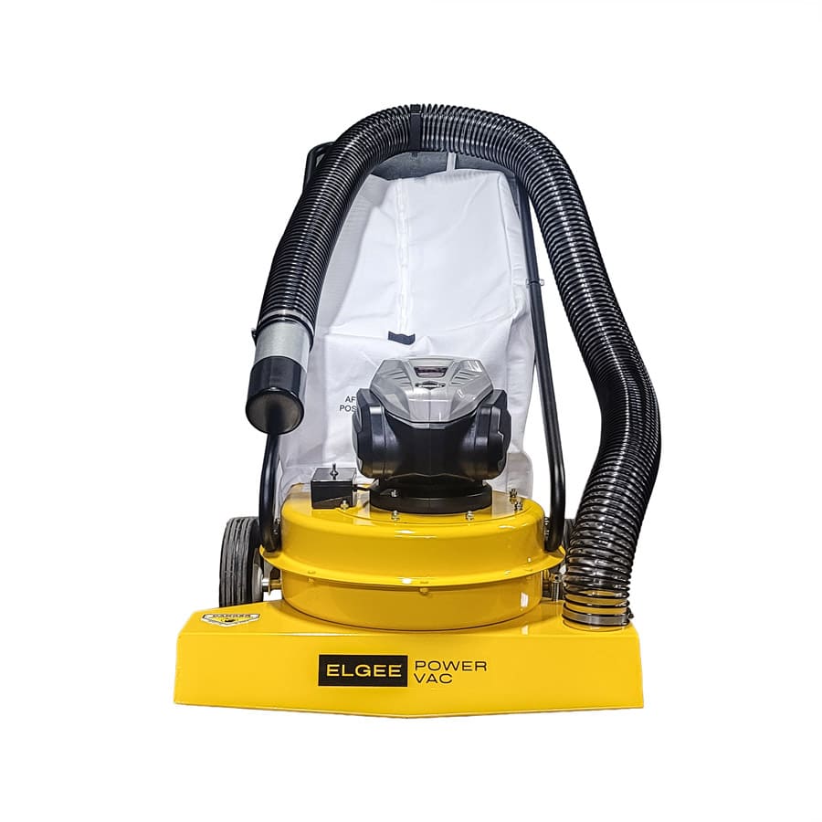 Elgee Power VAC lithium ion battery powered vacuum for stables, front view