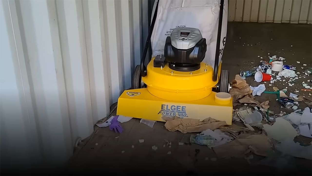 Elgee Power-Vac Lithium Ion Cordless 30" Large-Area Vacuum Cleaner