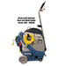 EDIC Galaxy 2000 carpet extractor hose racks, right side