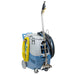 EDIC Galaxy Pro 2700 carpet extractor hose racks, front view