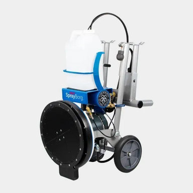 HOS Orbot SprayBorg With Handle Folded for Transport and Storage