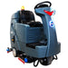 Front right view of the ICE RS26L+ Lithium-Ion Battery Powered Ride-On Floor Scrubber