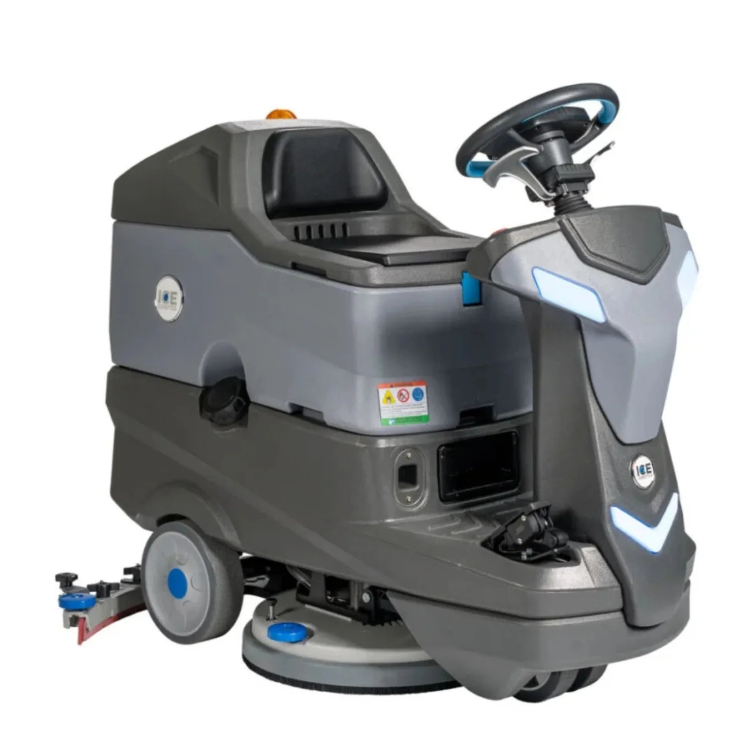 ICE® RS20L Micro Ride-On Battery Powered Floor Scrubber - 18.5 gal