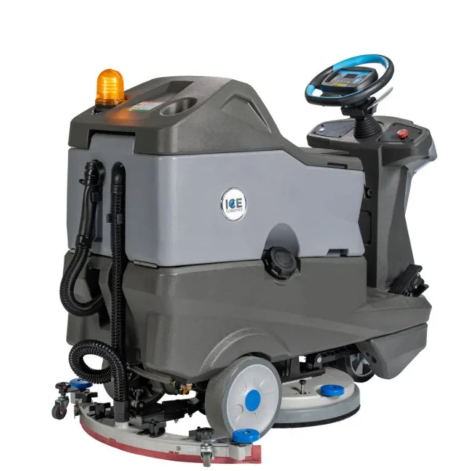 ICE® RS20L Micro Ride-On Battery Powered Floor Scrubber - 18.5 gal