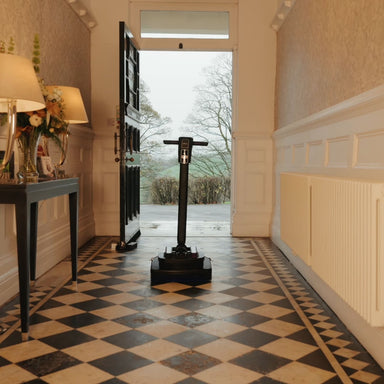 NaceCare Ultra 45 Micro Scrubber in a classic house entrance corridor with black and white tiles, hero picture