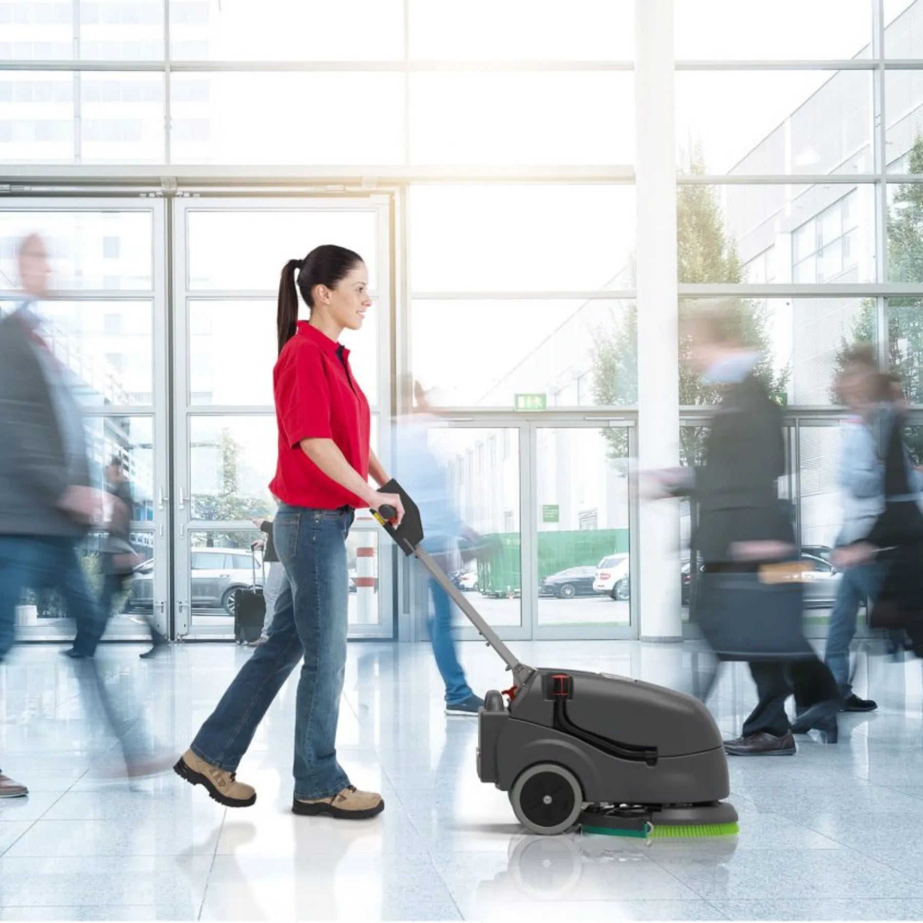 NaceCare TGB 516NX 16" Compact Battery Scrubber