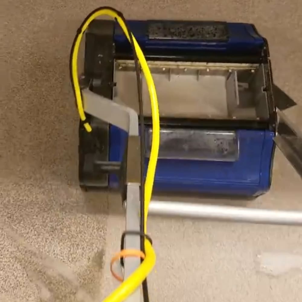 The Duplex 420 CRB Multiwash Scrubber in use on hard floor