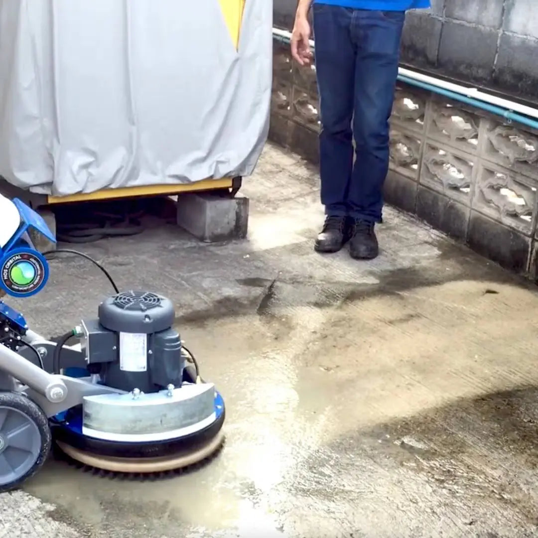 Orbot Sprayborg 17" Oscilating Pad Orbital Floor Machine