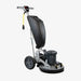 Orbot Vibe Orbital Oscilating Carpet Cleaner, Front-Right Angle, Black and Steel