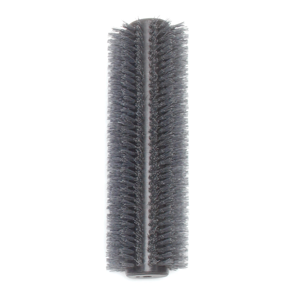 PFMWEB - Escalator Specialized  Cylindrical Brush For The Powr-Flite Multiwash 14 - Grey color Bristle close up - Separated bristle rows are visible