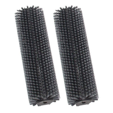 PFMWSF - 18" Soft Cylindrical Brush Pair For The Powr-Flite Multiwash XL in Gray Bristle close up