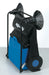 Powr-Flite 32" Manual Push Sweeper Easy Storage Upright View