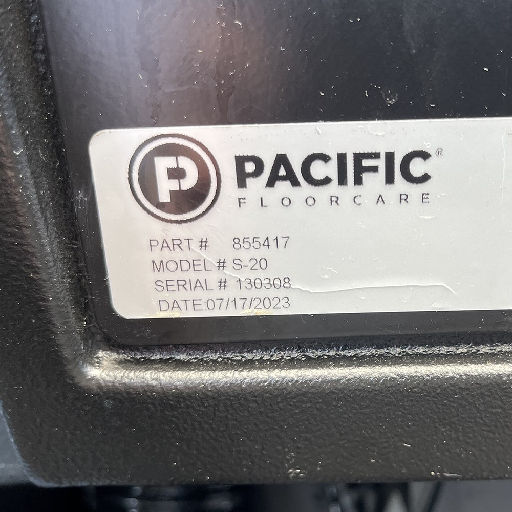 Demo Unit - Pacific® S-20 Orbital Walk Behind Auto Scrubber - 14" x 20" - #855417, OR