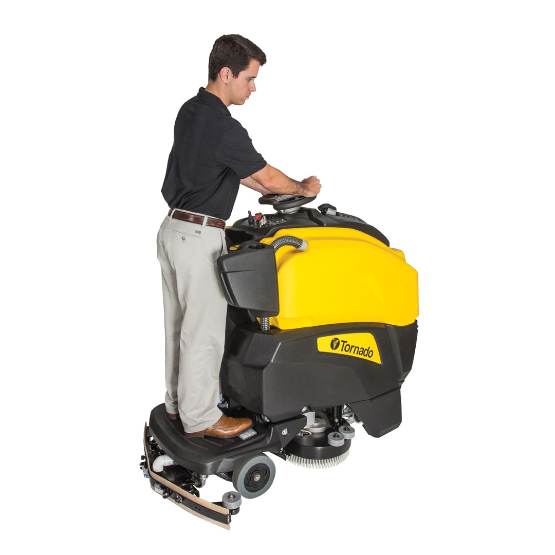 Tornado® BDSO 27/28 Stand-On Automatic Floor Scrubber - Battery powered