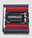 Tornado BR 16/3 Compact Auto Scrubber Underside View Of the Red Cylindrical Brushes, Wheels and Squeegees