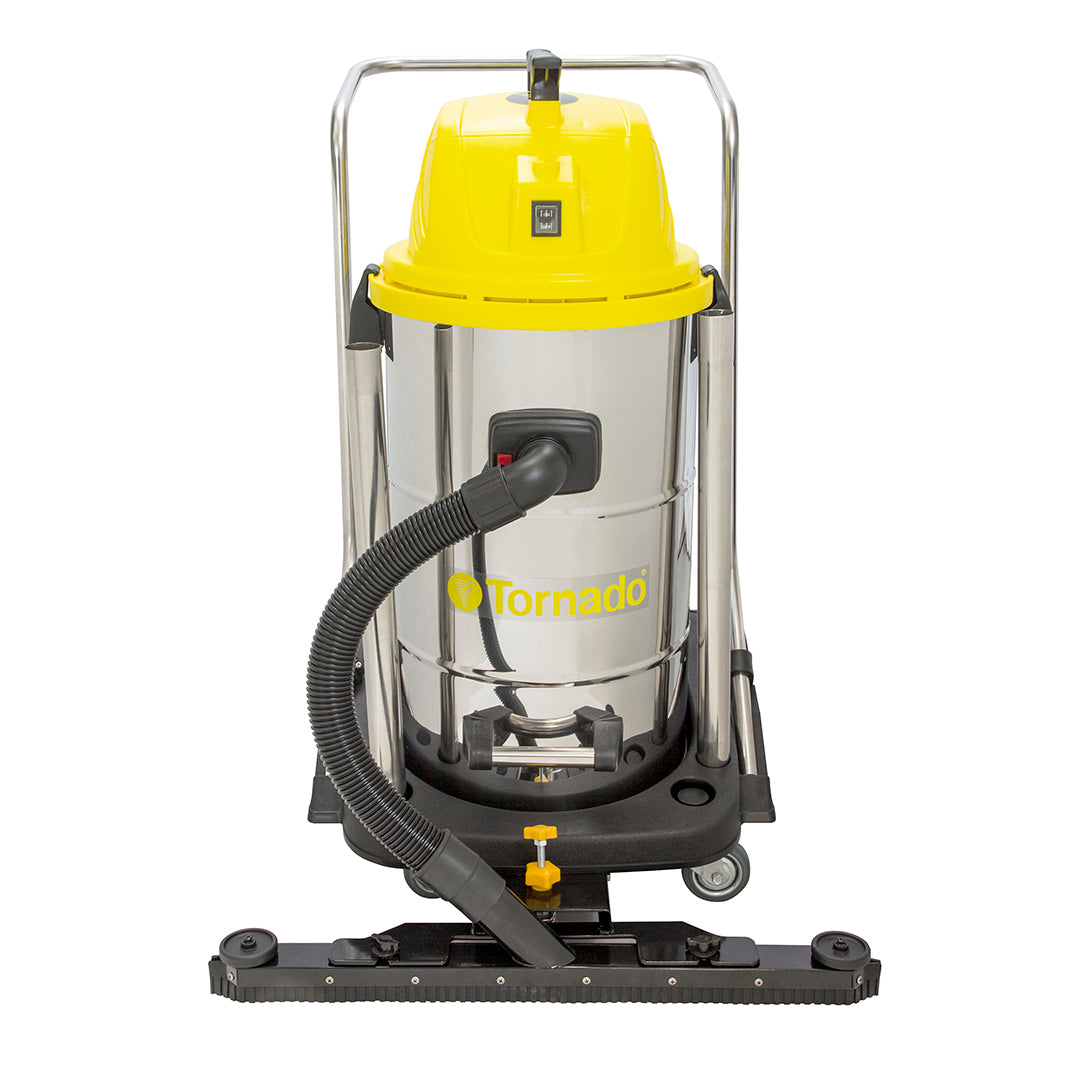 Tornado® Taskforce 15 Gallon Stainless Steel Wet Dry Vacuum with Tool Kit - #94232