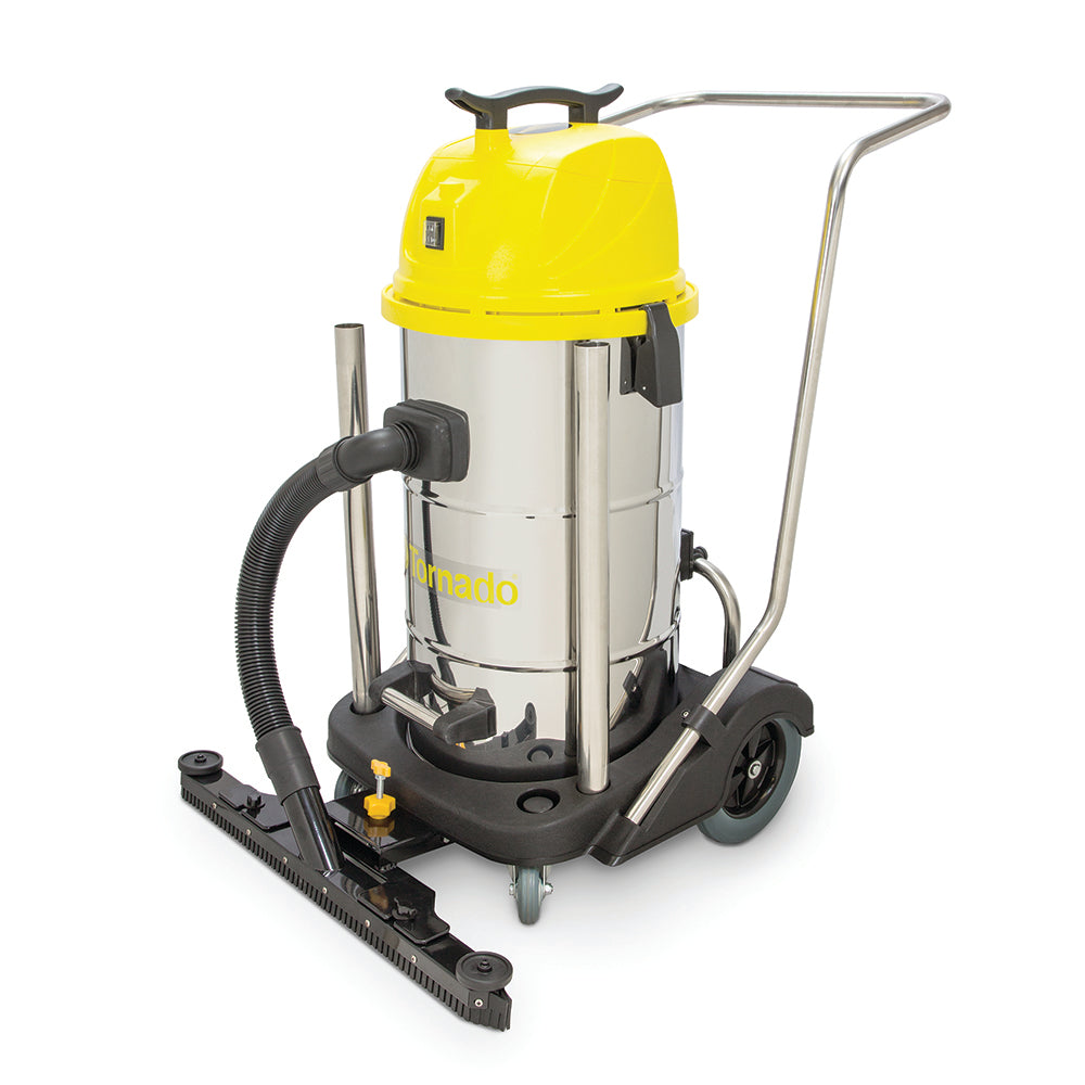 Tornado® Taskforce 15 Gallon Stainless Steel Wet Dry Vacuum with Tool Kit - #94232