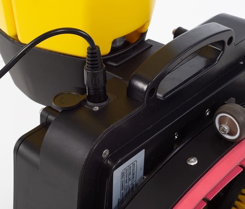 Tornado Microburst Ultra-Compact Scrubber Charger Connector Close-Up View