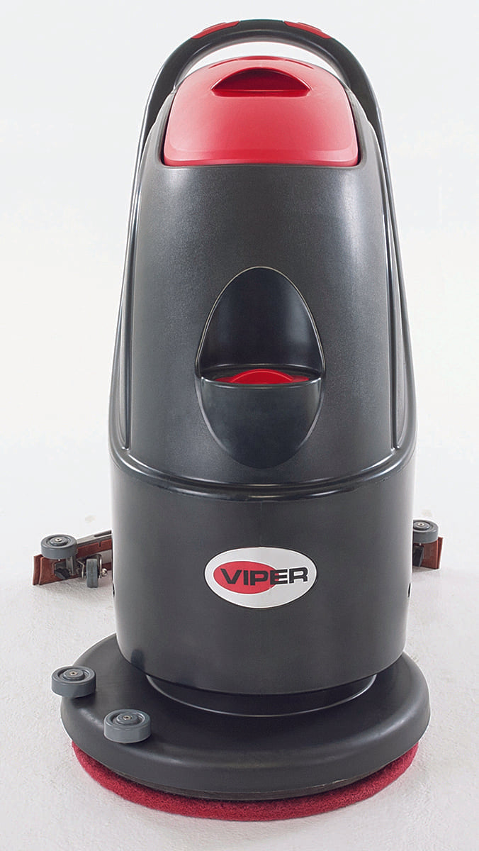Viper® AS430C Electric Automatic Floor Scrubber - 65' Power Cord, 17" Brush, 13 Gallons
