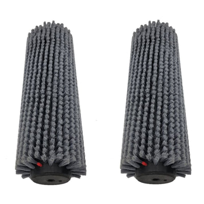 93217.1 - Soft Cylindrical Brush set For The Tornado Vortex 18 CRB Carpet and Floor Scrubber, grey color Bristle close up