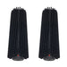 93216.1 - Standard Cylindrical Brush replacement set For The Tornado Vortex 18 CRB Carpet and Floor Scrubber, black color Bristle close up