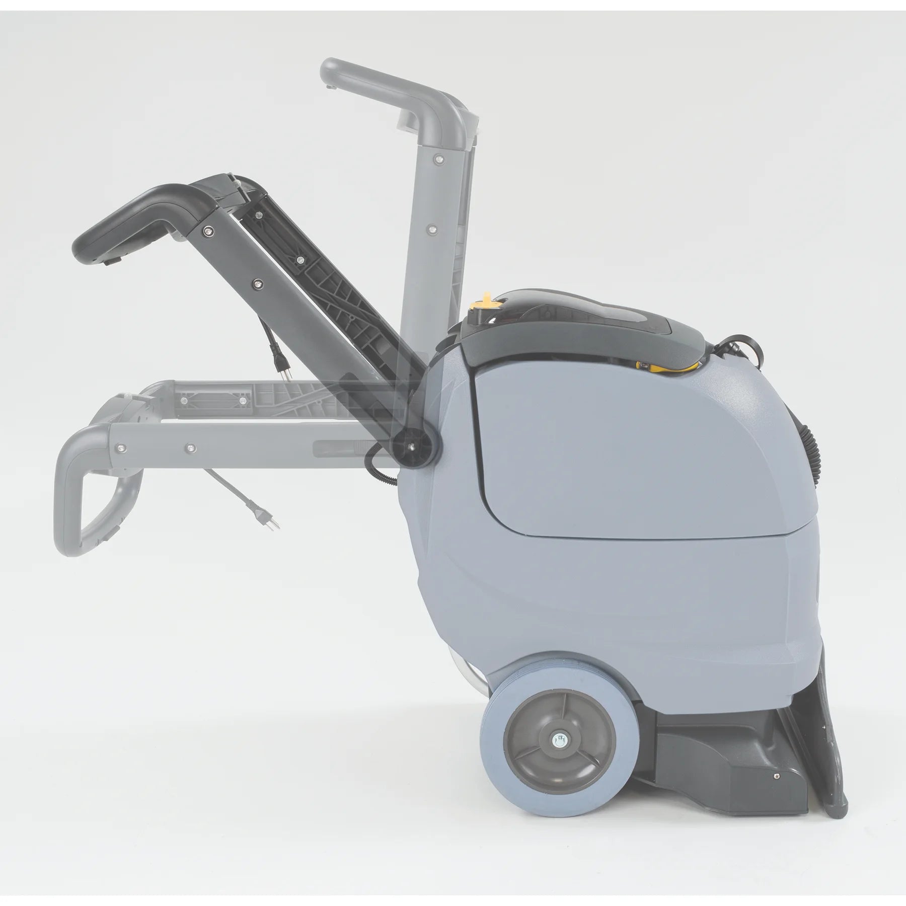 ES300 adjustable handle shown in its different positions