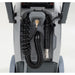 ES300 XP rear view with the integrated hand tool and hose stored on the machine