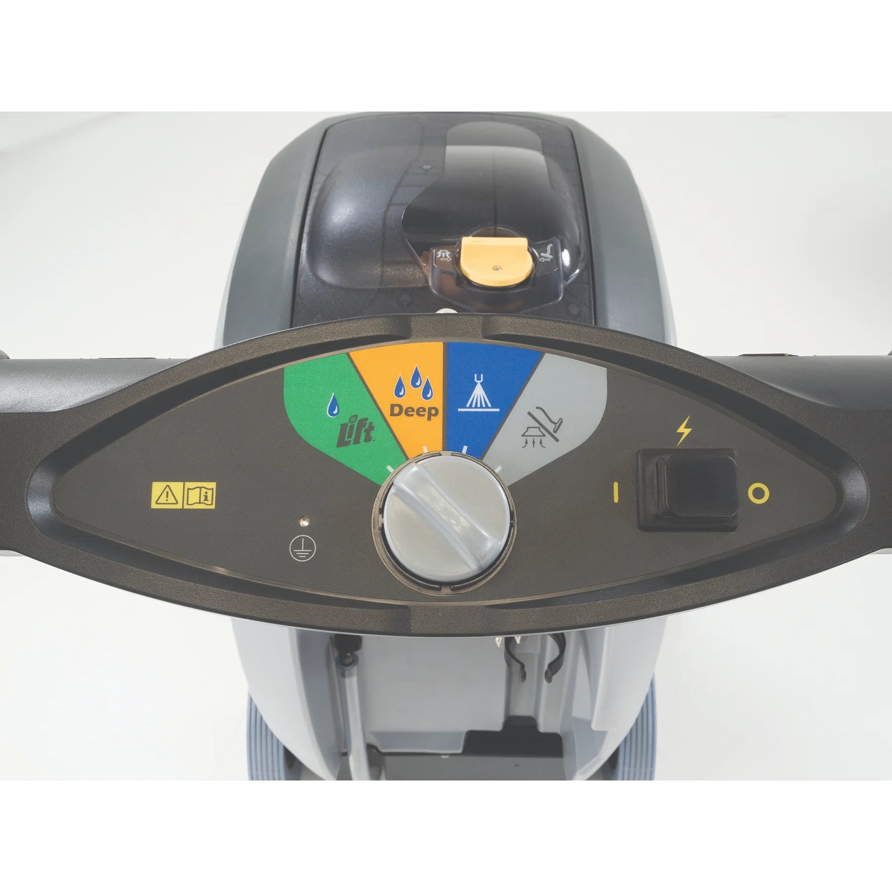 ES400 XLP control panel with the cleaning mode selector