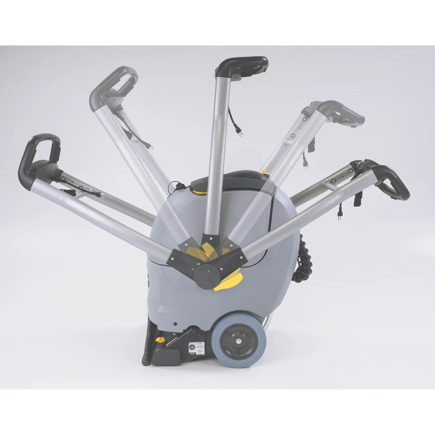 ES400 XLP flip handle in its pull-back and push-forward positions
