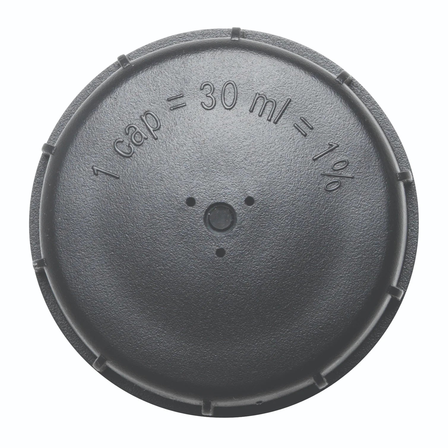 SC100 solution tank dosing cap marked 1 cap = 30 ml = 1%