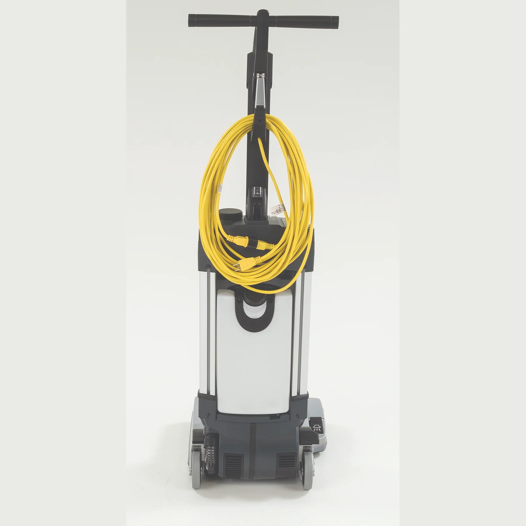SC100 rear view with the power cord wrapped on the handle