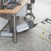 Advance SC100 low deck scrubbing under an office desk