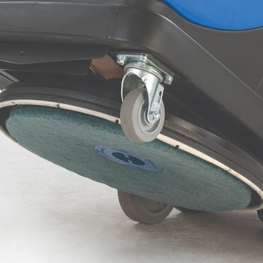 Clarke 54198A ventilated pad driver with a pad and center lock, mounted under the Ultra Speed 20 dust shroud