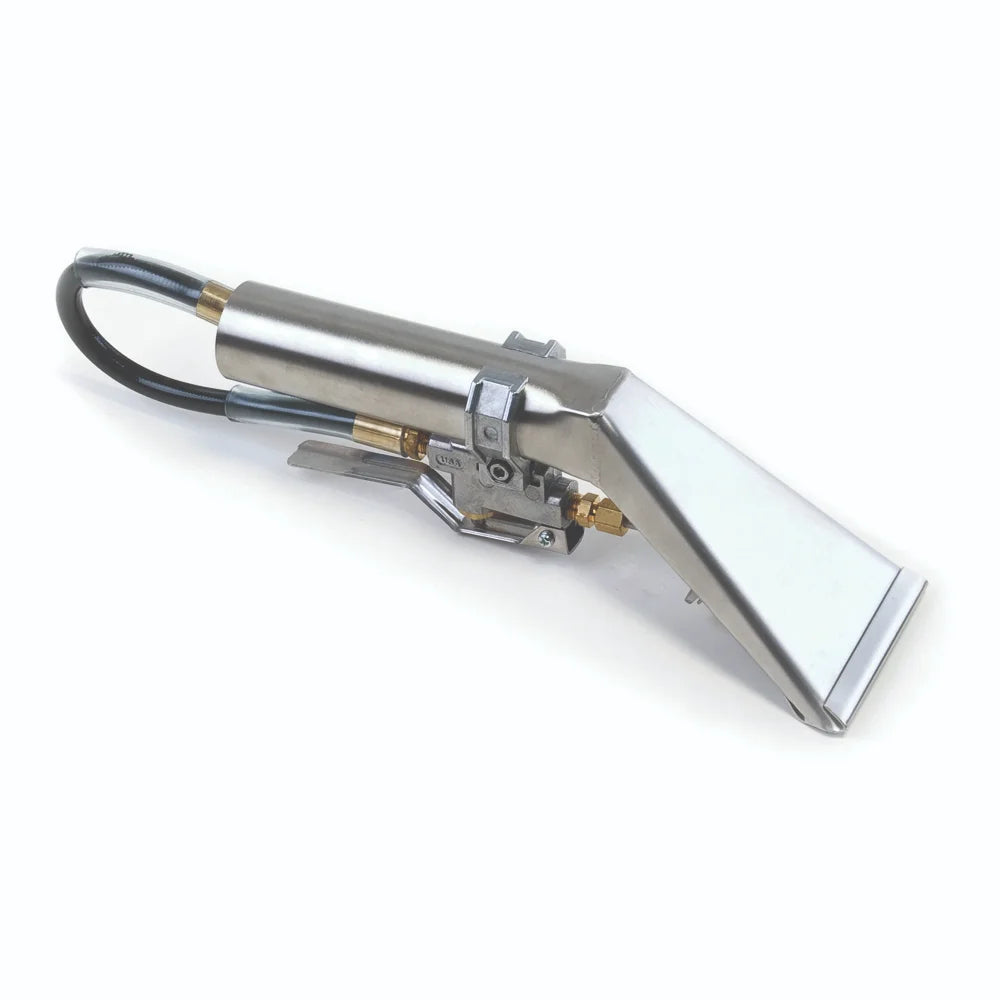 Clarke 56102807 stainless steel extractor hand tool for upholstery, right angle view
