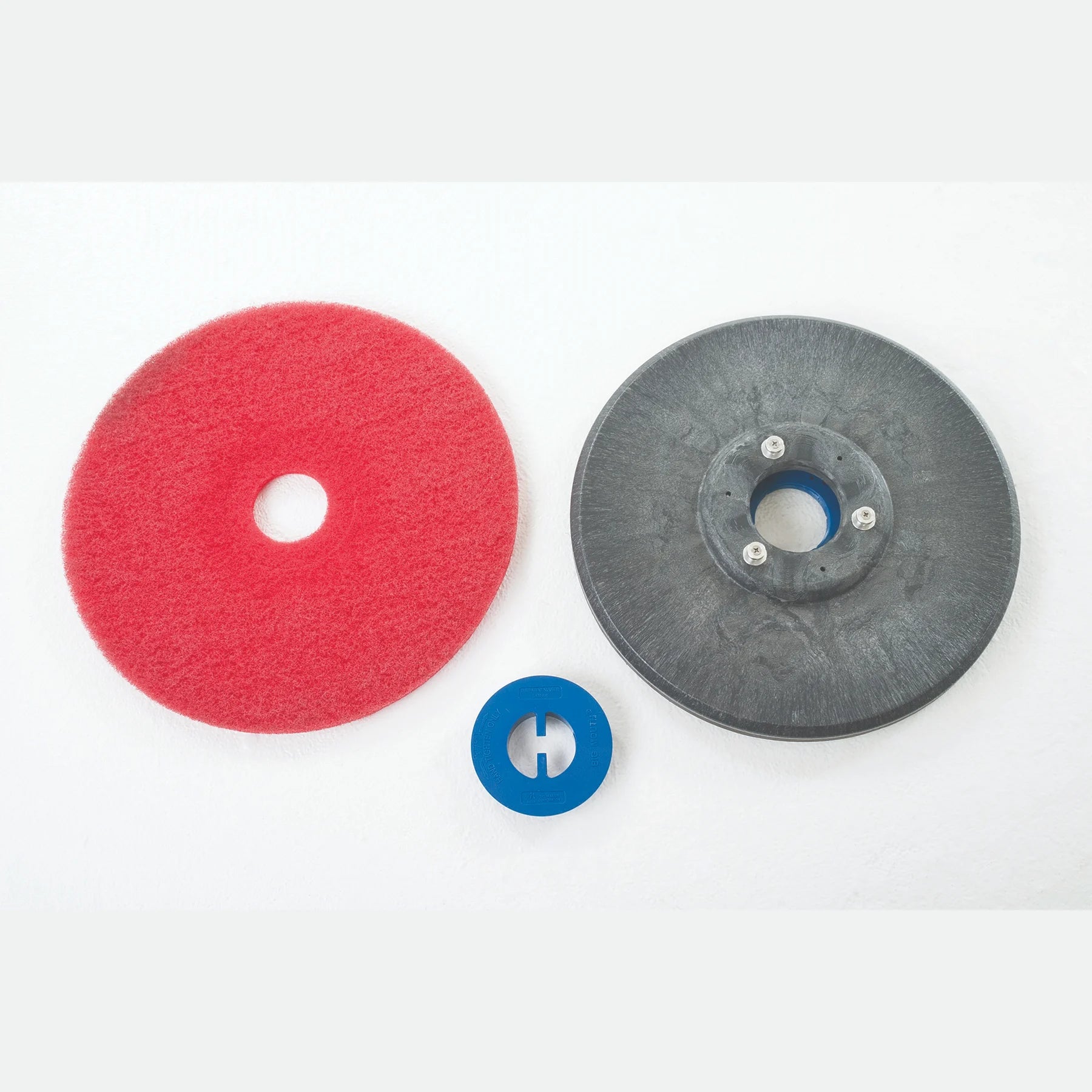 CA30 20B pad holder with a floor pad fitted, top view