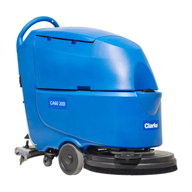 Clarke CA60 20D disc floor scrubber, front right angle on a white background
