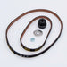 Clarke CarpetMaster 112 and 115 drive belt kit 1470905500 with two toothed belts, gear, washer and nut