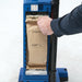 Paper dust bag being removed from the Clarke CarpetMaster 115