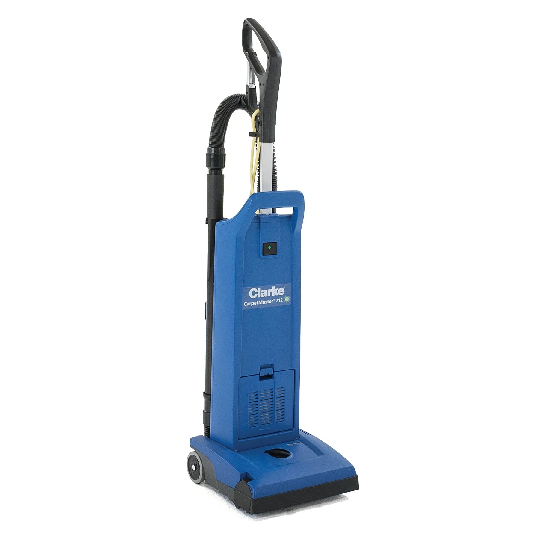 Clarke CarpetMaster 212 dual motor upright vacuum, front right view
