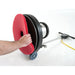Operator removing a floor pad from the pad driver of the Clarke CFP Pro 20DS
