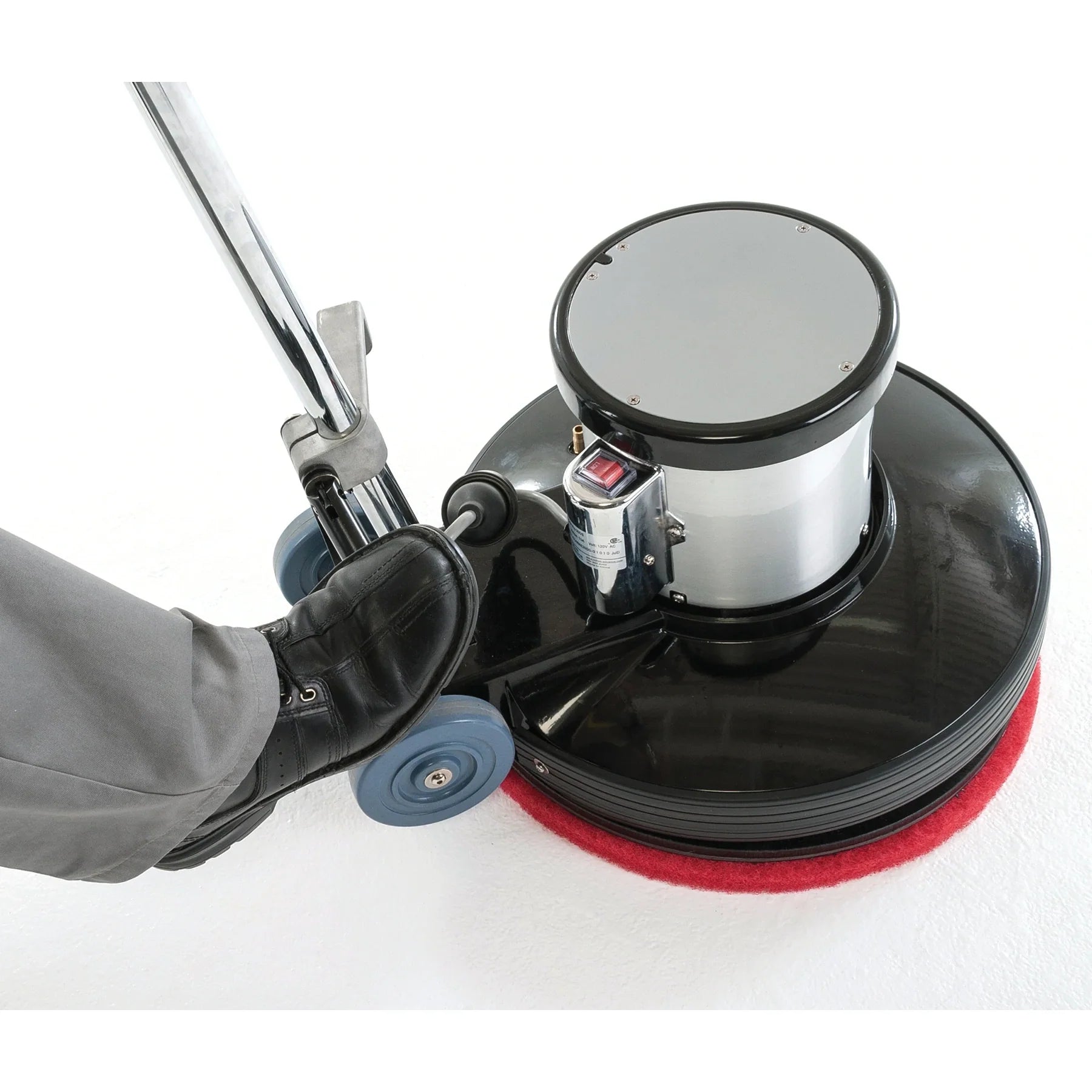 Handle lock lever on the Clarke CFP Pro 20DS in the locked position
