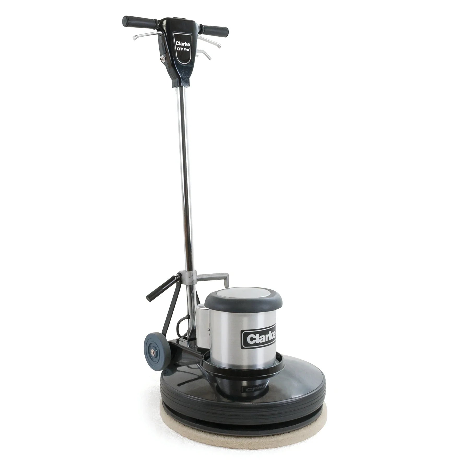 Clarke CFP Pro 20HD floor machine on a white background, front right angle