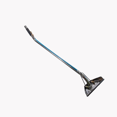 Clarke CSW-12HP 12-inch double-bend stainless steel carpet scrub wand, angled view
