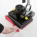 Changing the scrub pad on the baseboard cleaner attachment at the front of the Clarke FM40 LX