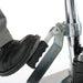 Close-up of the handle lock lever on the Clarke FM40 LX
